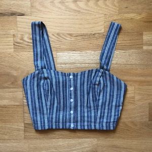 Striped Crop Top